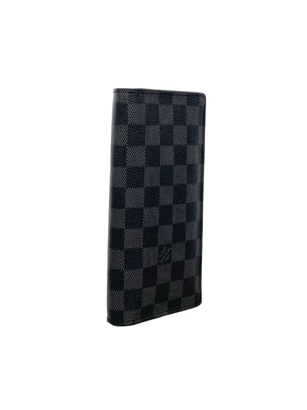 Louis Vuitton Wallet Damier Graphite Portefeuille Brazza Black